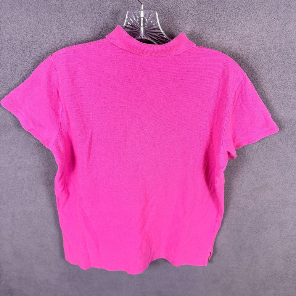 Lot of 2 Ralph Lauren Womens Polo Shirts Size L Collared Golf Preppy Summer Cute - Picture 4 of 11